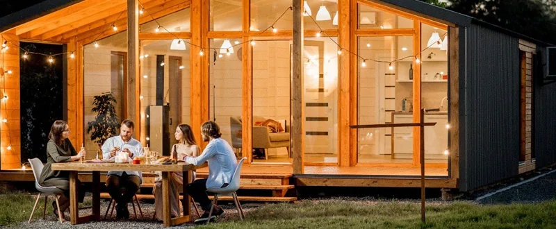 Gartenhaus richtig beleuchten - Ideen und Tipps