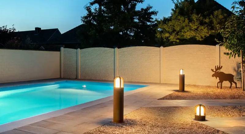 Außenleuchten in rostoptik