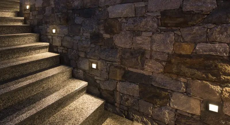 SLV Wandeinbauleuchten für Außen