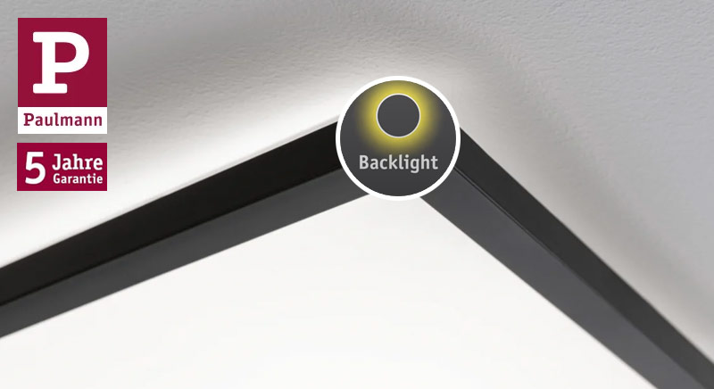 LED Deckenpanel mit Backlight Effekt