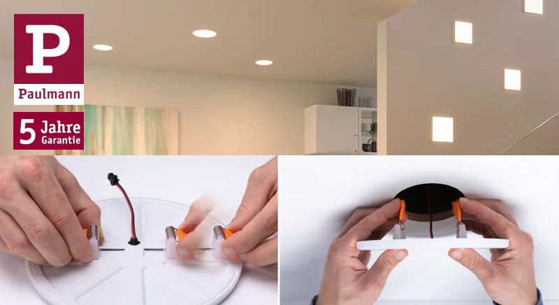 Veluna und Areo Varifit Paulmann Varifit Einbaupanels