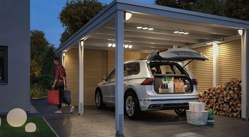 Paulmann Park + Light 12V Carport Lichtsystem Paulmann Park + Light 12V Carport Lichtsystem