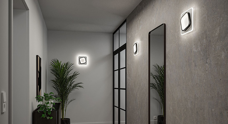 Moderne Design Wandleuchten für indirekte Beleuchtung im Wohnzimmer