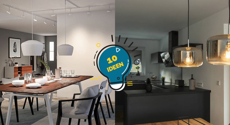 10 moderne Ideen für die Esstischbeleuchtung