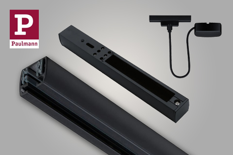 Paulmann URail Schienensystem Schwarz matt