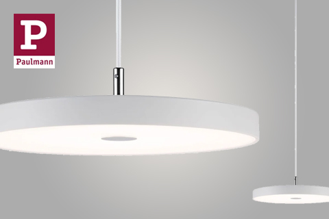 Signalweiße Pendelleuchten für Paulmann URail Lichtschienen