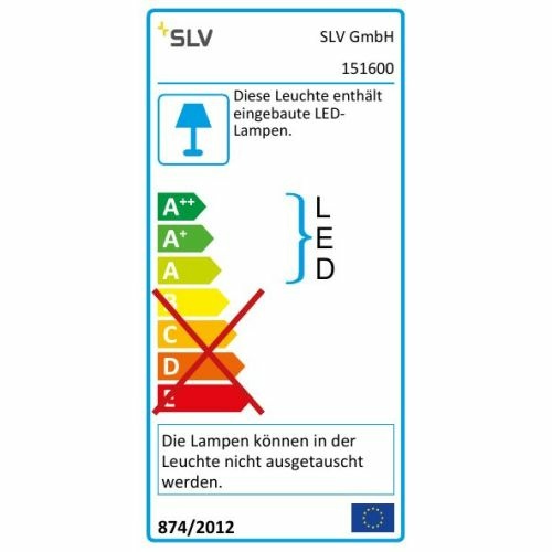 SLV LED SAIL 1 Wandleuchte, halbrund, schwarz, 1x3W LED, 3000K