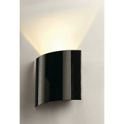 LED SAIL 1 Wandleuchte, halbrund, schwarz, 1x3W LED, 3000K