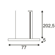 AIXLIGHT R2 LONG QRB111 Pendelleuchte, halbrund, weiss, 4xG53, max. 4x50W