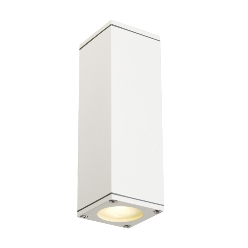SLV 229531 2x35W Lampen1a UP/DOWN Wandleuchte eckig GU10 weiss | max. OUT THEO