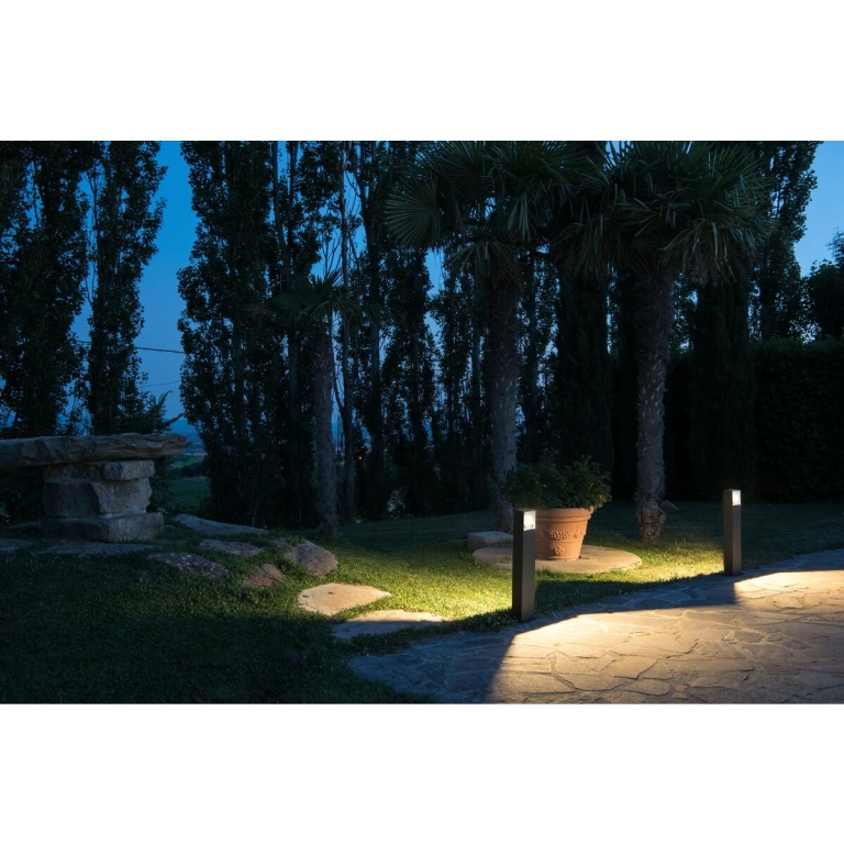 SLV Outdoor LED Standleuchte LOGS 70 anthrazit IP65 9.5W 3000K 570lm IK04 230V