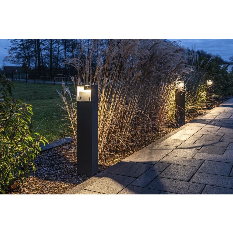 SLV Outdoor LED Standleuchte LOGS 70 anthrazit IP65 9.5W 3000K 570lm IK04 230V