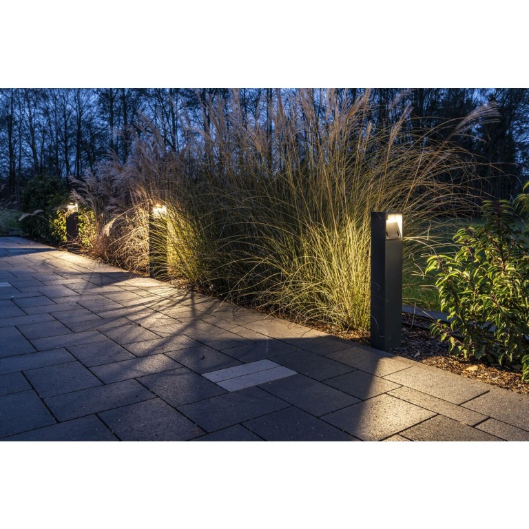 SLV Outdoor LED Standleuchte LOGS 70 anthrazit IP65 9.5W 3000K 570lm IK04 230V