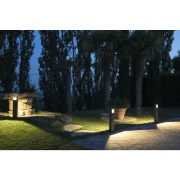 Outdoor LED Standleuchte LOGS 70 anthrazit IP65 9.5W 3000K 570lm IK04 230V