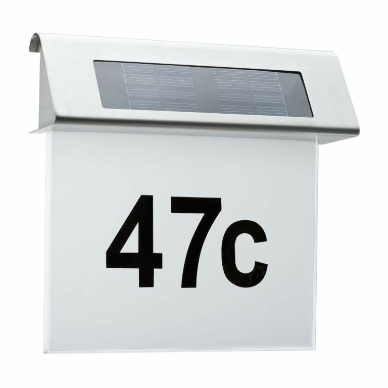 Paulmann Outdoor Solar LED Hausnummernleuchte Special Line IP44 inkl. Zahlen & Buchstaben