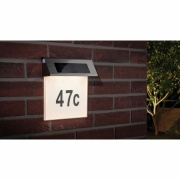 Outdoor Solar LED Hausnummernleuchte Special Line IP44 inkl. Zahlen & Buchstaben