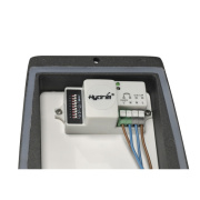 MERIDIAN BOX Sensor Außenwandleuchte mit Bewegungsmelder IP54 anthrazit max. 20W