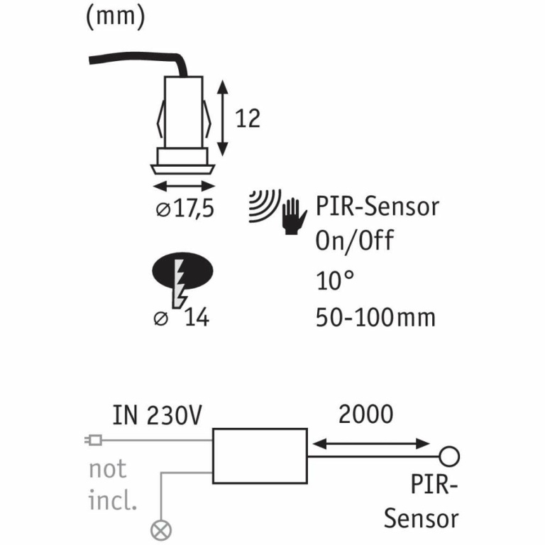 Paulmann YourLED Infrarot Sensor Switch 230V