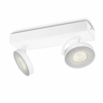 PHILIPS LED Spotbalken Clockwork 2-flg.