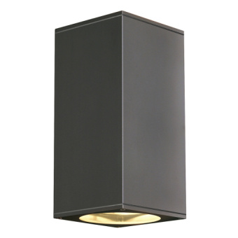 SLV 229535 THEO GU10 OUT max. UP-DOWN 2x35W Lampen1a anthrazit eckig | Wandleuchte