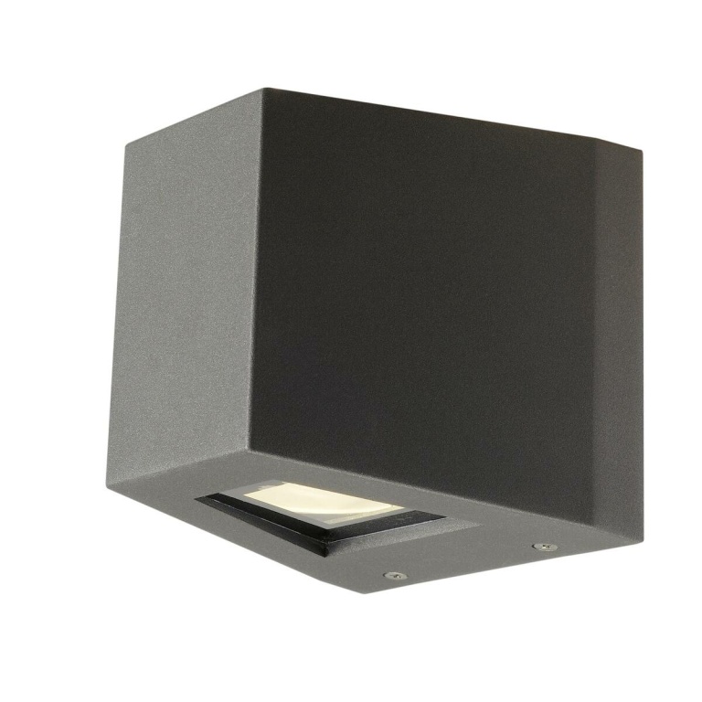 SLV OUT-BEAM Outdoor LED-Wandleuchte anthrazit IP44 3000K Beam up/Flood down