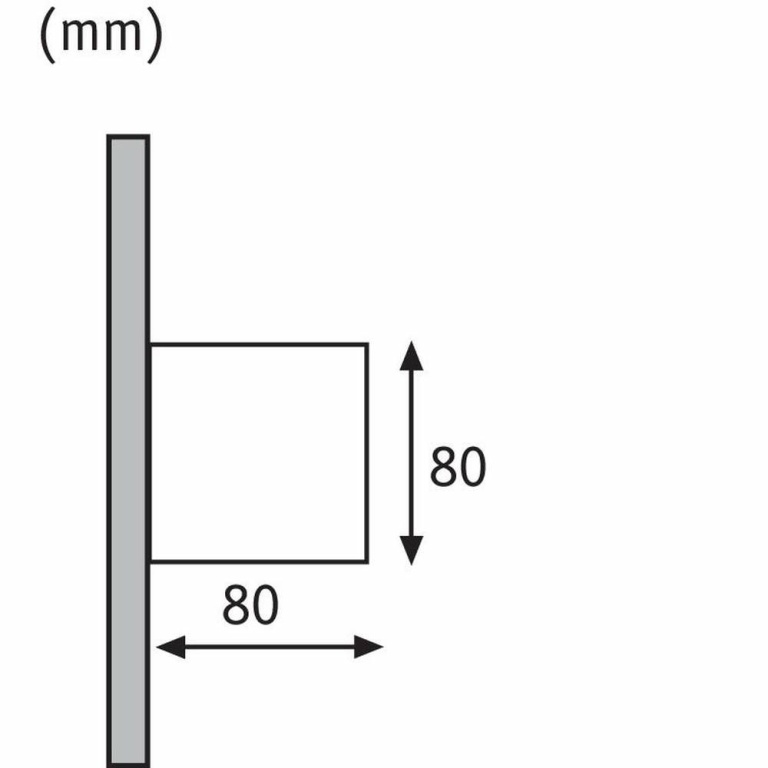 Paulmann LED Außenwandleuchte Cybo Grau Up & Down IP65 eckig 2700K 2x3,5W