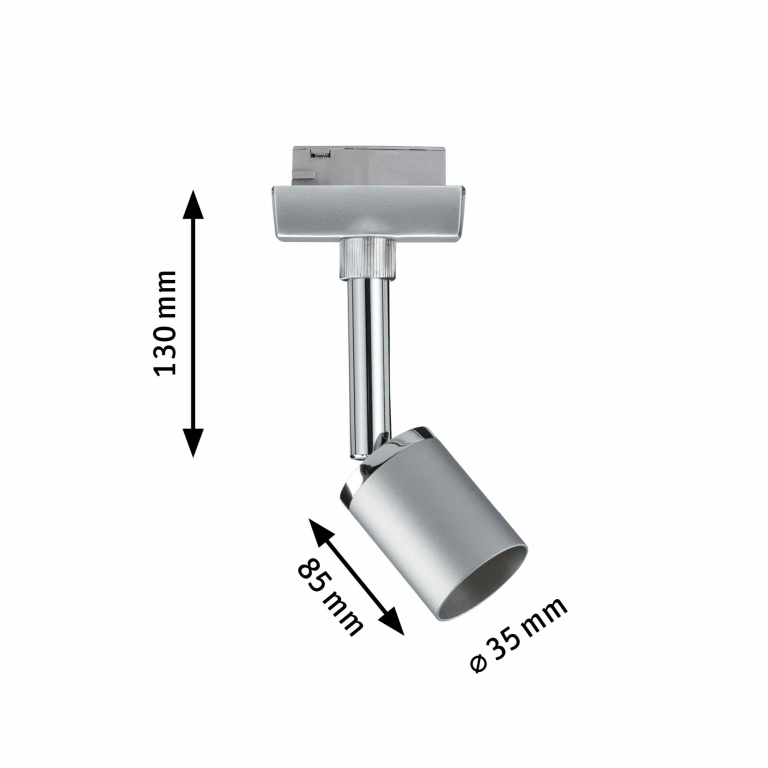 Paulmann URail Spot Pure II GU10 max. 10W chrom matt