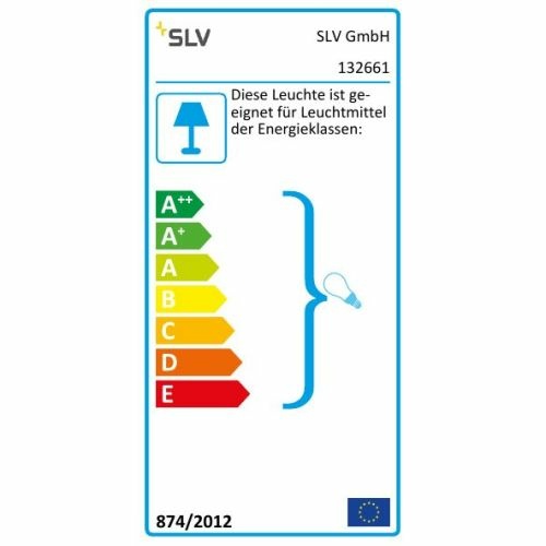 SLV FENDA E27 Pendelleuchte, weiss, ohne Rosette, ohne Schirm