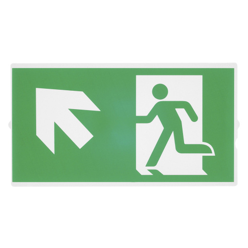 SLV P-LIGHT Emergency Series Stair Signs for Exit Wall, Ceiling, Pendant, small, green