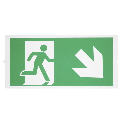 SLV P-LIGHT Emergency Series Stair Signs for Areal light green