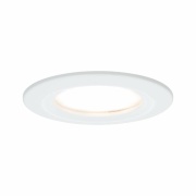 LED Einbauleuchte Nova Plus Coin Einzelleuchte IP44 dimmbar Weiß matt 230V