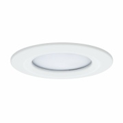 LED Einbauleuchte Nova Plus Coin Einzelleuchte IP44 dimmbar Weiß matt 230V