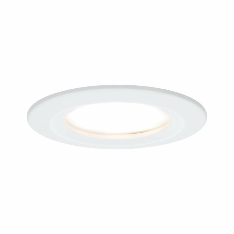 Paulmann LED Einbauleuchte Nova Coin Basisset 3er Set rund 6W IP44 Weiß matt dimmbar 2700K 230V