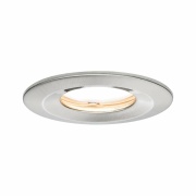 LED Einbauleuchte Nova Plus Coin starr IP65 rund 78mm Coin 6W 470lm 230V dimmbar 2700K Eisen gebürstet