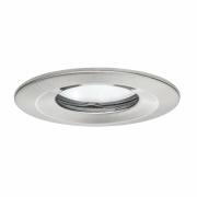 LED Einbauleuchte Nova Plus Coin starr IP65 rund 78mm Coin 6W 470lm 230V dimmbar 2700K Eisen gebürstet