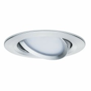 LED Einbauleuchte Nova Plus Coin Einzelleuchte schwenkbar dimmbar rund 6W IP44 Alu gedreht 2700K 230V