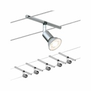 LED Seilsystem Spice SaltLED Basisset GU5,3 max. 5x10W 230/12V Chrom matt