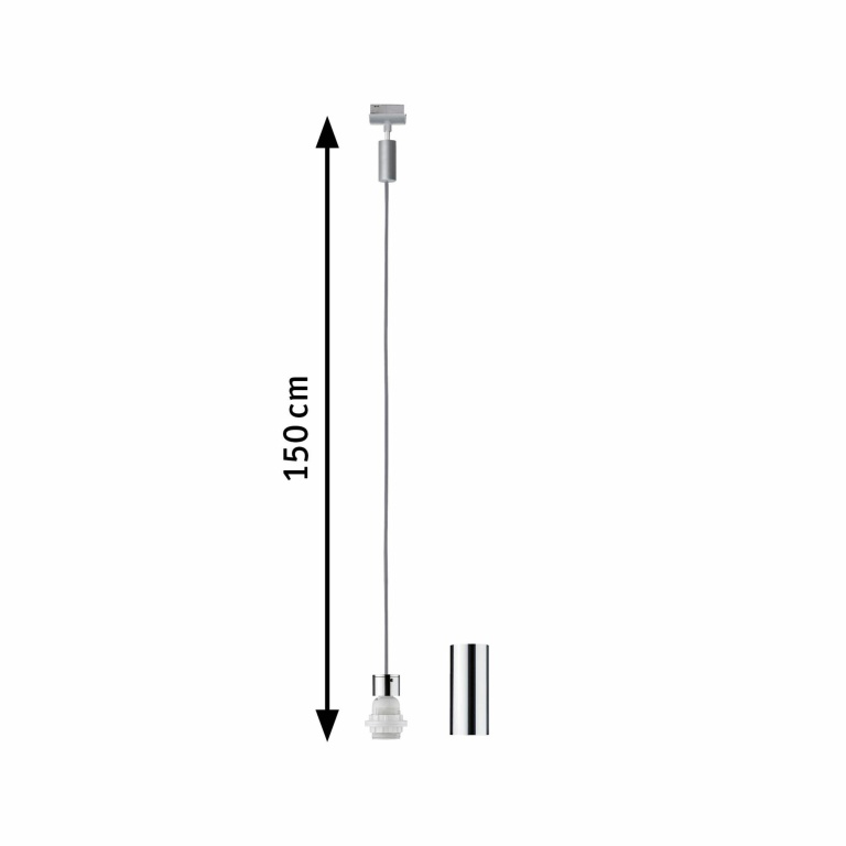 Paulmann URail 2Easy Basic Pendel chrom matt E27 max. 20W