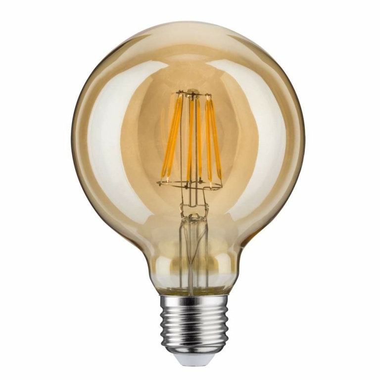 Paulmann LED Vintage-Globe 95 6W E27 Gold Goldlicht