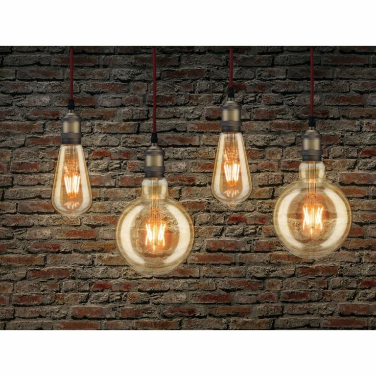 Paulmann LED Vintage-Kolben ST64 6W E27 Gold Goldlicht