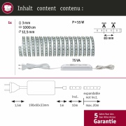 MaxLED 500 Basisset unbeschichtet 10m Warmweiß