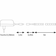 SimpLED Strip Set 5m 17W Tageslichtweiß