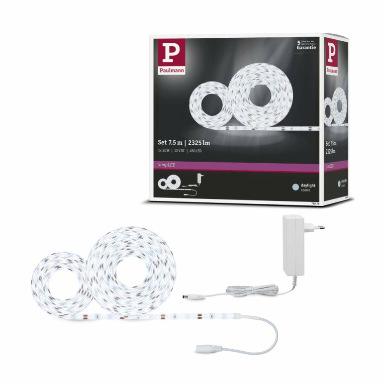 Paulmann SimpLED Strip Set 7,5m 20W Tageslichtweiß