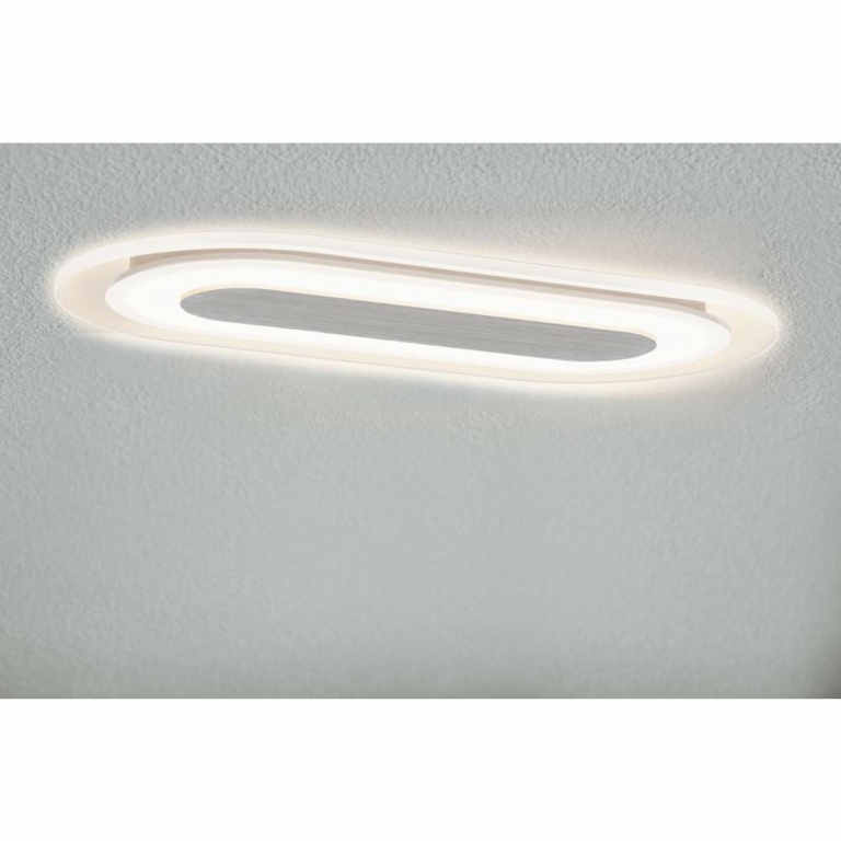 Paulmann Einbauleuchte LED Whirl oval 8W Alu Satin