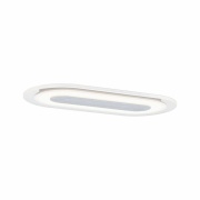 Einbauleuchte LED Whirl oval 8W Alu Satin