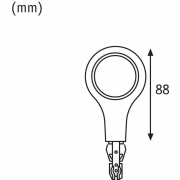 URail LED Endkappe 5,8W Weiß