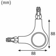 URail LED L-Verbinder 5,8W Weiß