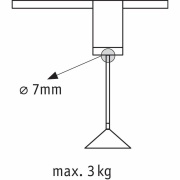 URail Pendeladapter Universal Weiß max. 100W