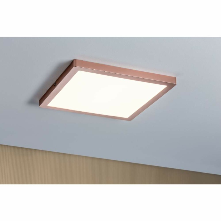 Paulmann Atria LED Panel eckig 24W Roségold