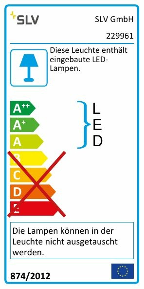 SLV AINOS LED Deckenleuchte weiß rund IP44 3000K 1430lm 21W